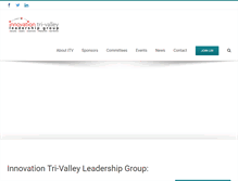 Tablet Screenshot of innovationtrivalley.org
